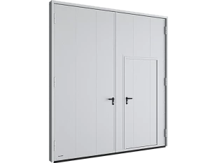 Распашные гаражные ворота VRGMV01 2200x2200