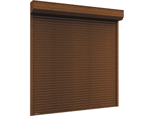 Рулонные ворота утепленные из профиля RH77M 2300x1900